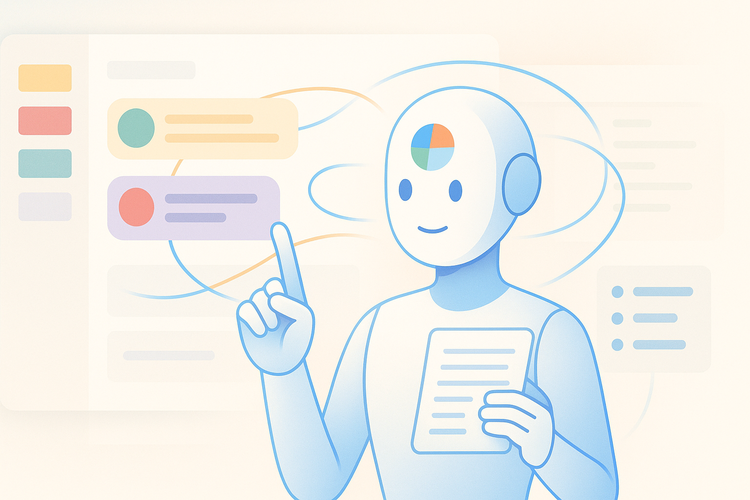 ガチAI チームによる業務効率化イメージ